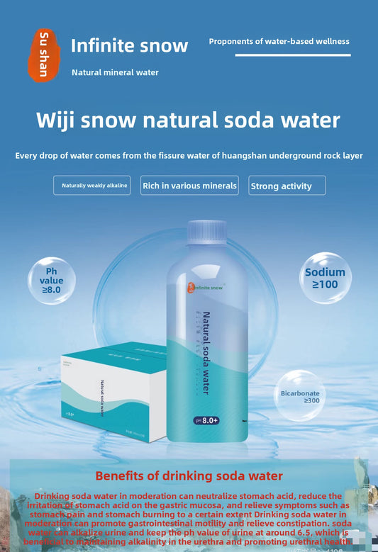 Natural soda water