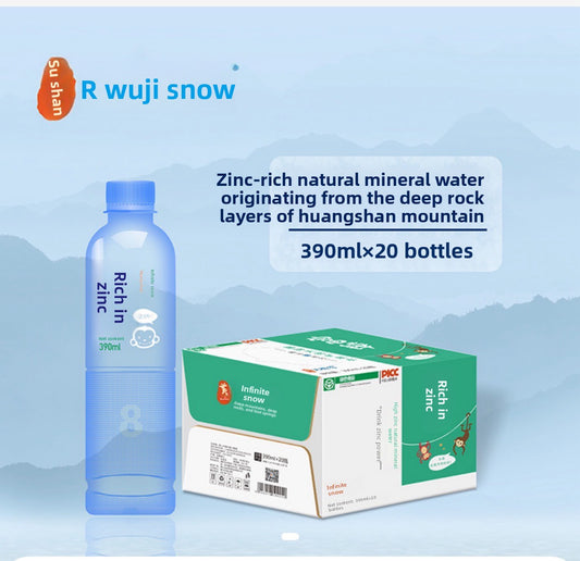 Natural zinc-rich mineral water